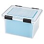 IRIS WeatherPro Plastic File Box, Letter/Legal Size, Clear (110600)~#|#~sp44850558_sc7