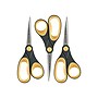 Westcott Titanium Bonded Non-Stick 8" Titanium Standard Scissors, Pointed Tip, Gray/Orange, 3/Pack (15454)~#|#~sp44850565_sc7
