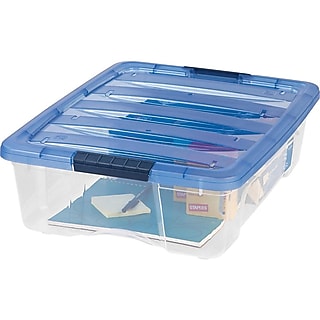 Plastic s Rubbermaid Cleverstore Clear 71 Qt/18 Gal, Pack Of
