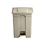 Safco Indoor Step Trash Can, Tan Plastic, 17 Gal. (9922TN)~#|#~sp44850908_sc7