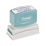 Xstamper 2.44"W Custom Pre-Inked Stamp, Assorted Ink, Each (N14)~#|#~sp44851474_sc7