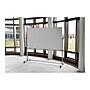 Luxor Steel Mobile Dry-Erase Whiteboard, Aluminum Frame, 40"H x 72"W (MB7240WW)~#|#~sp44851735_sc7
