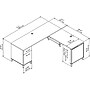 Bush Furniture Somerset 72"W 3 Position Sit to Stand L Shaped Desk, Maple Cross (SET014MC)~#|#~sp45060342_sc7