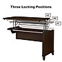Bush Furniture Somerset 72"W 3 Position Sit to Stand L Shaped Desk with Hutch and File Cabinet, Mocha Cherry (SET016MR)~#|#~sp45060444_sc7