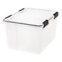 Iris WeatherPro 46.6 Qt. Latch Lid Storage Boxes, Clear (110450)~#|#~sp45379144_sc7