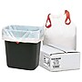 Berry Global Draw 'N Tie 13 Gallon Trash Bag, 24" x 27.38", Low Density, 0.9mil, White, 200 Bags/Box (1DK200)~#|#~sp45445562_sc7