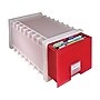 Storex Plastic Drawer, Letter/Legal Size, Red (61105U01C)~#|#~sp45446284_sc7