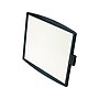 Fellowes Partition Additions Graphite Dry-Erase Whiteboard, Plastic Frame, 1' x 1' (75905)~#|#~sp45446294_sc7