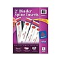 Avery Binder Spine Inserts, For 2 Inch Ring Binders, 20 Cardstock View Binder Spine ID Inserts (89107)~#|#~sp45447347_sc7