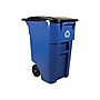 Rubbermaid Brute Polypropylene Recycling Container, 50 Gallon, Blue (FG9W2773BLUE)~#|#~sp45449545_sc7