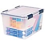 Iris WeatherPro 46 Qt. Latch Lid Storage Bin, Clear, Each (110455)~#|#~sp45449823_sc7
