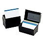 Oxford Index Card File Box, 300-Card Capacity, Black (01351)~#|#~sp45449856_sc7
