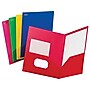 Oxford 2-Pocket Presentation Folders, Assorted Colors, 25/Box (OXF 99810)~#|#~sp45449870_sc7