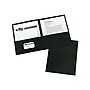 Avery 2-Pocket Presentation Folders, Black, 25/Pack (47988)~#|#~sp45450964_sc7