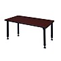 Regency Kee 42" x 24" Height Adjustable Classroom Table, Mahogany~#|#~sp4555894_sc7