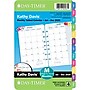 2020 Day-Timer® Kathy Davis® 2 Page Per Month Refill, Loose-leaf, 12 Month,January Start,Desk Size, 5 1/2" x 8 1/2" (52132-2001)~#|#~sp45708288_sc7