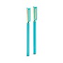 Poppin Tip-Top Rollerball Pen, Aqua, Blue Ink, 2 Packs of 6 (106348)~#|#~sp45740444_sc7