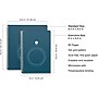 Rocketbook Wave Smart Reusable Notebook, 8.5" x 9.5", Dotted Ruled, 40 Sheets, Blue (8138613)~#|#~sp46037804_sc7