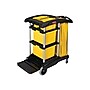 Rubbermaid Commercial Janitorial 3-Shelf Cleaning Cart, 34 gal. (RCP9T7200BK)~#|#~sp46039128_sc7