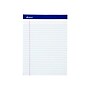 Ampad Perforated Notepads, 8.5" x 11.75", Wide Ruled, White, 50 Sheets/Pad, 12 Pads/Pack (TOP 20-360)~#|#~sp46039161_sc7