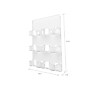 Deflect-O Wall Mounted Card Holders, Clear (70601)~#|#~sp46039183_sc7