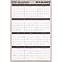2020 AT-A-GLANCE 36" x 24" Vertical/Horizontal Reversible Erasable Quarterly Wall Calendar Red/Black (A123-20)~#|#~sp46130329_sc7