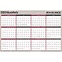 2020 AT-A-GLANCE 36" x 24" Vertical/Horizontal Reversible Erasable Quarterly Wall Calendar Red/Black (A123-20)~#|#~sp46130330_sc7
