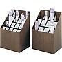 Safco Compact Corrugated Upright Files, 12-Compartment, Walnut Wood (3079)~#|#~sp46466389_sc7