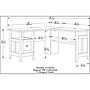 Sauder August Hill 59"W L-Shaped Executive Desk, Dover Oak (412320)~#|#~sp46530431_sc7