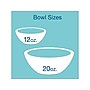 Dart Concorde Foam Bowls, 12 oz., White, 1000/Carton (12BWWCR)~#|#~sp46530913_sc7