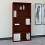 Bush Business Furniture Series C 5-Shelf Bookcase, 73"H, Hansen Cherry (WC24414)~#|#~sp46631606_sc7