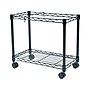 Fellowes Metal Mobile File Cart with Dual Wheel, Black (45081)~#|#~sp46777803_sc7