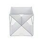 Deflect-O Cube 4 Compartment Stackable Plastic Compartment Storage, Clear (350201)~#|#~sp46777811_sc7