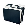 Pendaflex Earthwise Recycled File Folder, 1/3-Cut Tab, Assorted, Letter Size, Black/White, 50/Pack (16101EE)~#|#~sp46777877_sc7