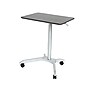 AIRLIFT XL Pneumatic Sit-Stand Mobile Desk Cart, Height-Adjustable from 27.1 to 41.9, Espresso~#|#~sp46938334_sc7