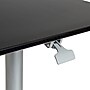 AIRLIFT XL Pneumatic Sit-Stand Mobile Desk Cart, Height-Adjustable from 27.1 to 41.9, Espresso~#|#~sp46938338_sc7