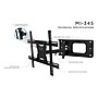 Mount-It! Full Motion Corner TV Wall Mount Bracket for 32" to 70" Flat Screen TVs (MI-345)~#|#~sp4711902_sc7