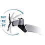 Mount-It! Modular Spring Arm Adjustable Monitor Arm, Up to 27" Monitors, Silver (MI-45116S)~#|#~sp4712147_sc7