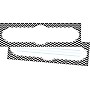 Barker Creek Self-adhesive Black Chevron School Name Tags, 12" x 3.5", 81/Set (BC3984) ~#|#~sp47424027_sc7