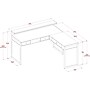 Whalen Asherton 60" W L-Shaped Computer Desk, Fawn Aged Oak (SPUS-ASHD)~#|#~sp47572588_sc7