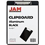 JAM Paper® Aluminum Clipboard, Letter Size, 9 x 12 1/2, Black Clip Board, Sold Individually (331ALCbl)~#|#~sp4766000_sc7