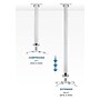 Mount-It! Universal Projector Ceiling Mount, White (MI-606L)~#|#~sp4770383_sc7