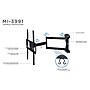 Mount-It! Full-Motion TV Wall Mount Arm for 32" to 55" Flat Screens (MI-3991XL)~#|#~sp4770446_sc7