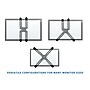 Mount-It! Monitor VESA Adapter Mounting Kit for Non-VESA 13"-27" Displays (MI-780)~#|#~sp4770460_sc7