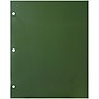 JAM Paper Laminated Glossy 3 Hole Punched 2-Pocket Folders, Green, 100/Box (385GHPgrb)~#|#~sp4771135_sc7
