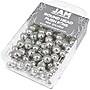 JAM Paper Colored Map Tacks, Silver, 2 Packs of 100 (22432214A)~#|#~sp4798115_sc7