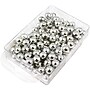 JAM Paper Colored Map Tacks, Silver, 2 Packs of 100 (22432214A)~#|#~sp4798117_sc7