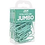 JAM Paper Jumbo Paper Clip, Teal, 75/Pack (21832065)~#|#~sp4798221_sc7