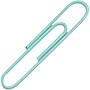 JAM Paper Jumbo Paper Clips, Teal, 3 Packs of 75 (21832065B)~#|#~sp4798223_sc7