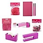 JAM Paper Complete Desk Kit, Pink, 8/Pack (338756Cpi)~#|#~sp4798301_sc7